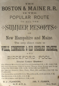 Boston and Maine Railroad Poster, ca. 1890 
