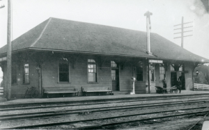 Scarboro Beach Railroad Station, 1909
