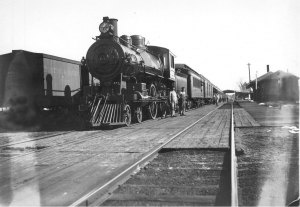 Train at Scarborugh Beach Station, ca. 1900