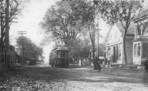 Trolley at Dunstan, Scarborough, ca. 1910