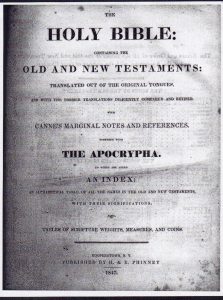 Dearing Bible - Title Page