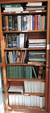 Photo of the left side of Bookcase 1