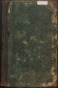 Image of the 1841 Scarborough Tax Valuation Book