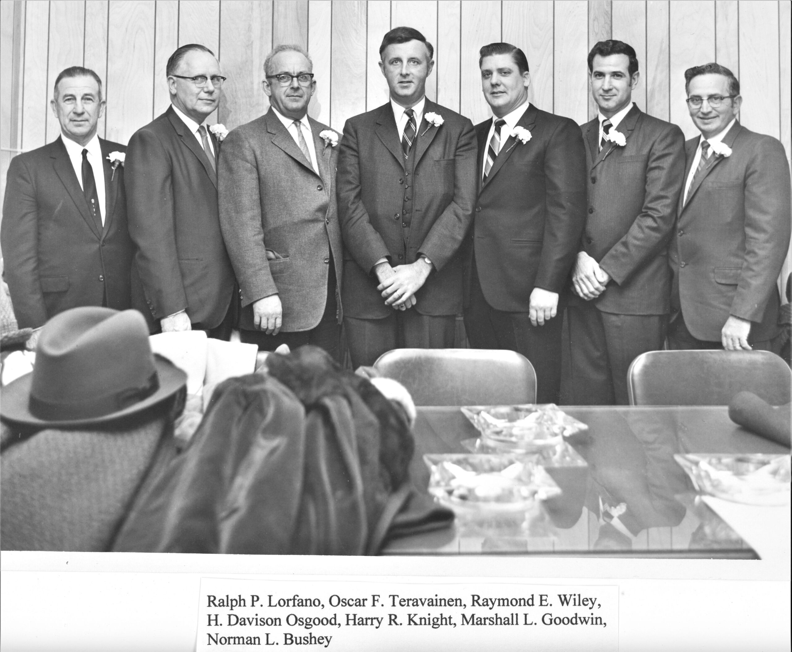 Photo of the First Scarborough Town Council - 1970