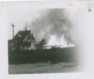 Higgins Beach - Fire on Bay View Ave, Higgins Beach, - 1940s - 95.27.141