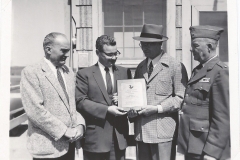 Organizations-WW2-Ground-Observers-Posts-Val-Krijanovsky-at-Ground-Observer-Post-where-Parker-Tilton-Building-is-now-WWII-90.45.2